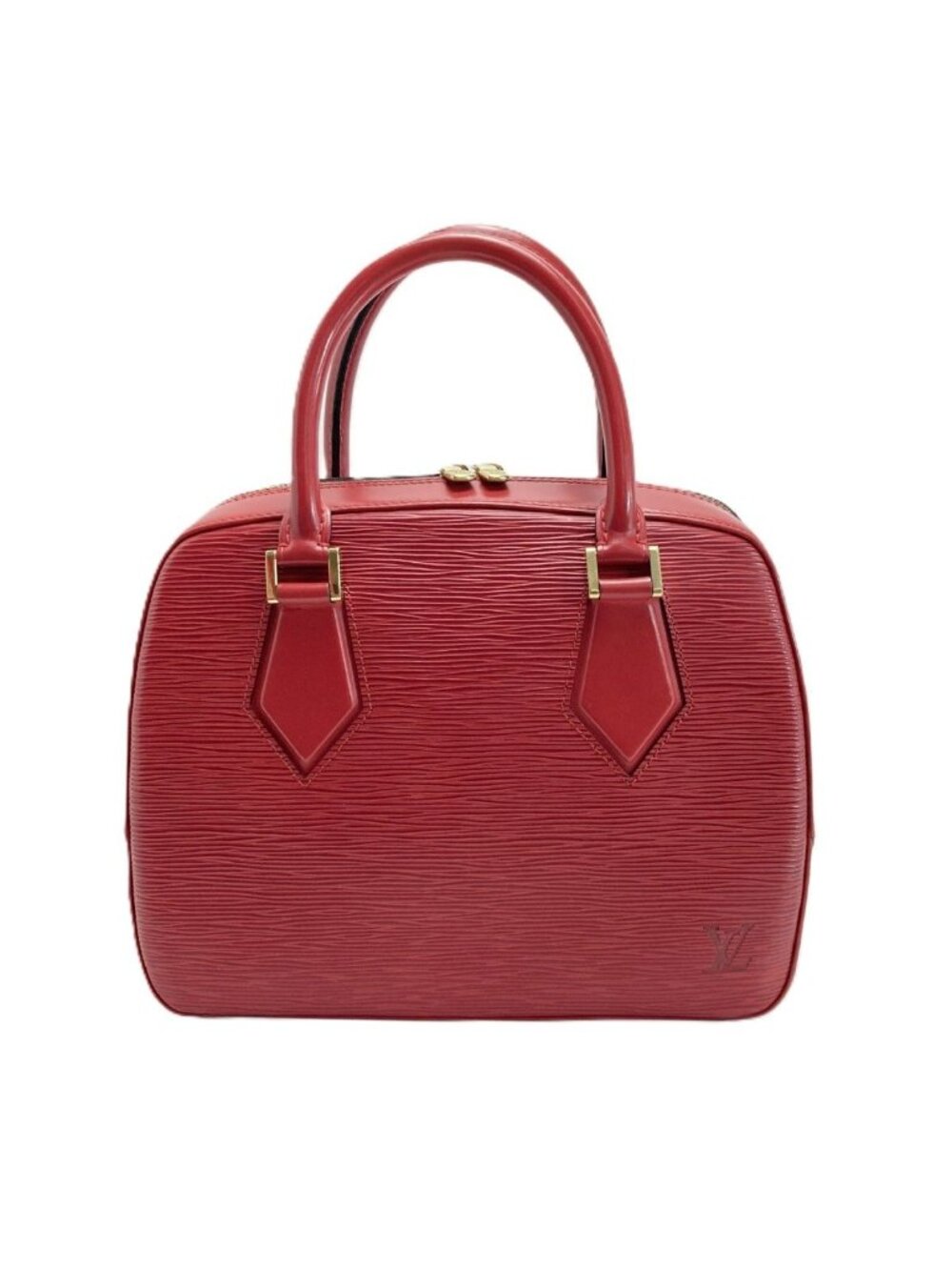 Louis Vuitton Epi Sablon Castilian Red Handbag